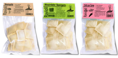 Hausgemachte Ravioli